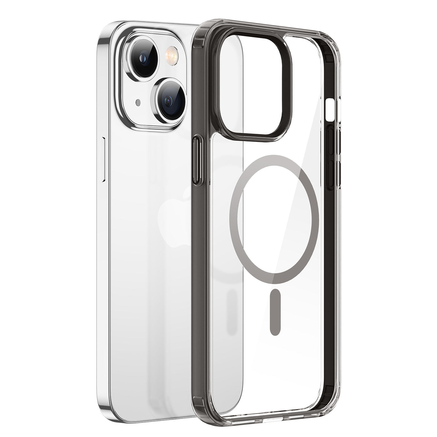 iPhone 14 Plus MagSafe Clear Case (Grey)