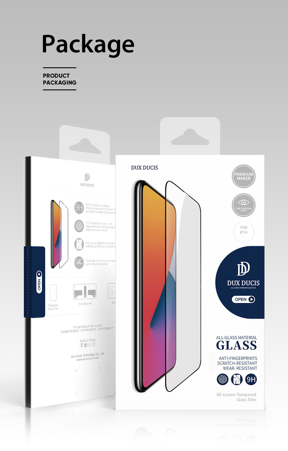iPhone 14 Screen Protector (6.1-inch Ultra Strong Tempered Glass)