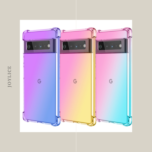 Coque de téléphone Google Pixel 7/7 Pro/6/6 Pro/6a avec dégradé de couleurs